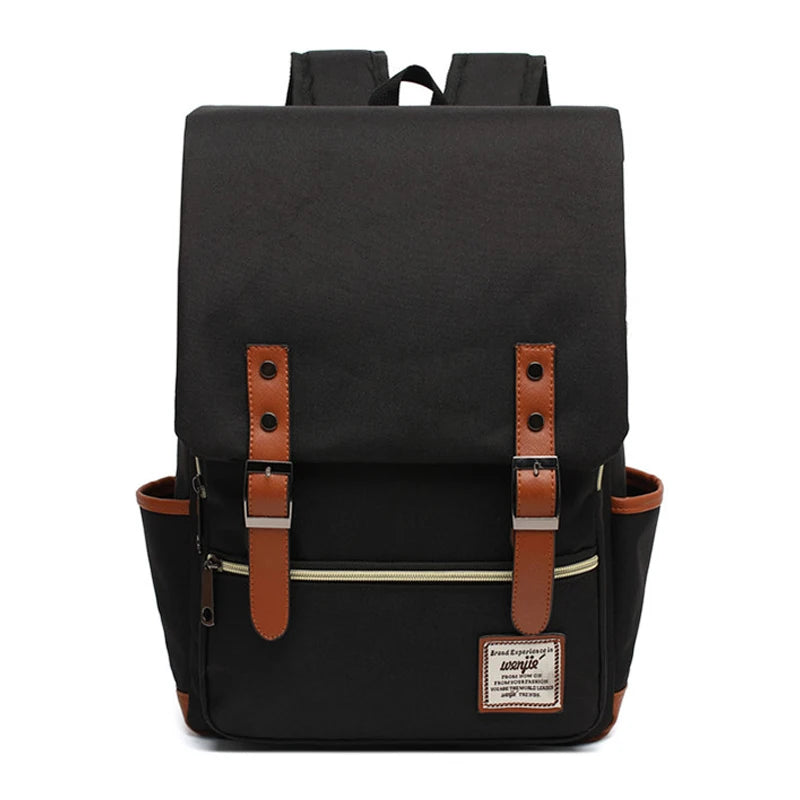 Water-Resistant Oxford Laptop Backpack 16"