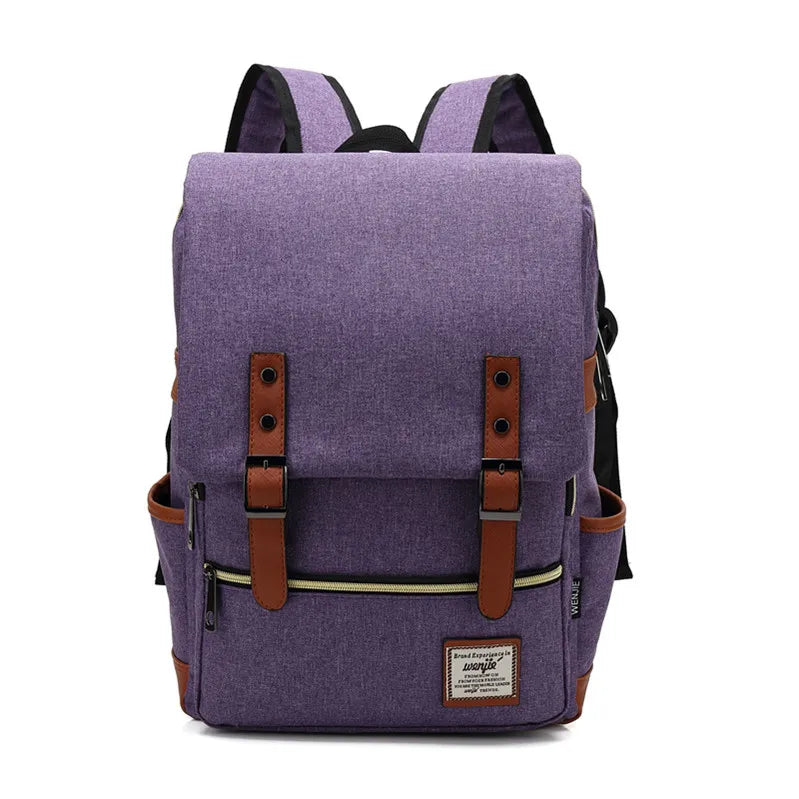 Water-Resistant Oxford Laptop Backpack 16"
