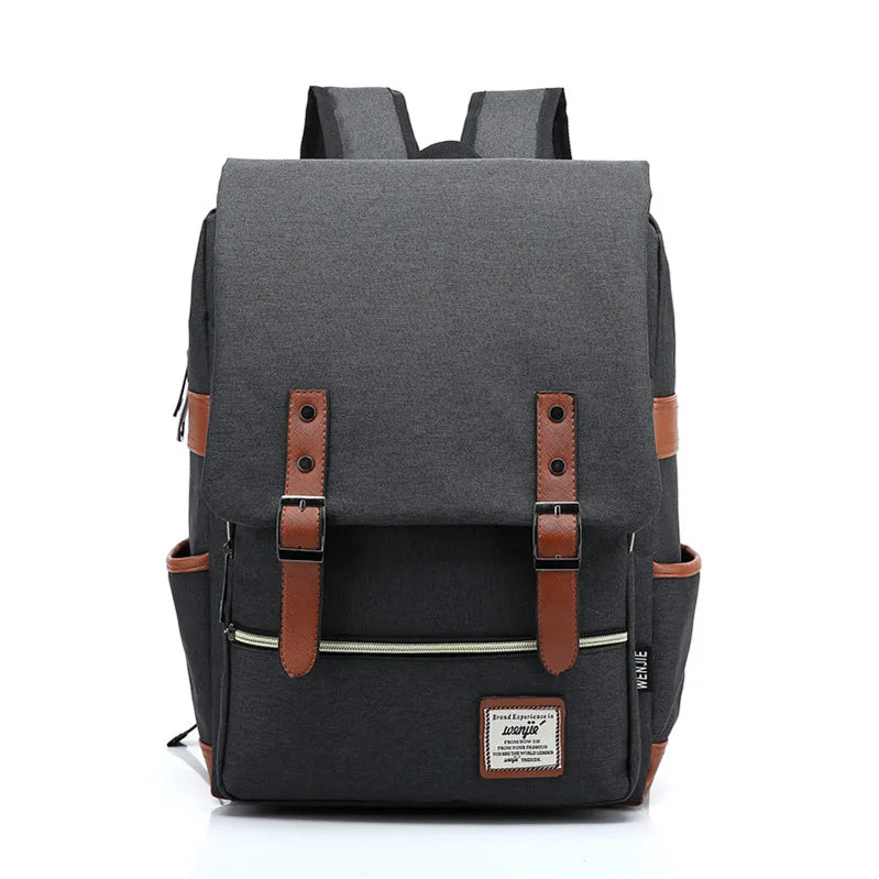 Water-Resistant Oxford Laptop Backpack 16"