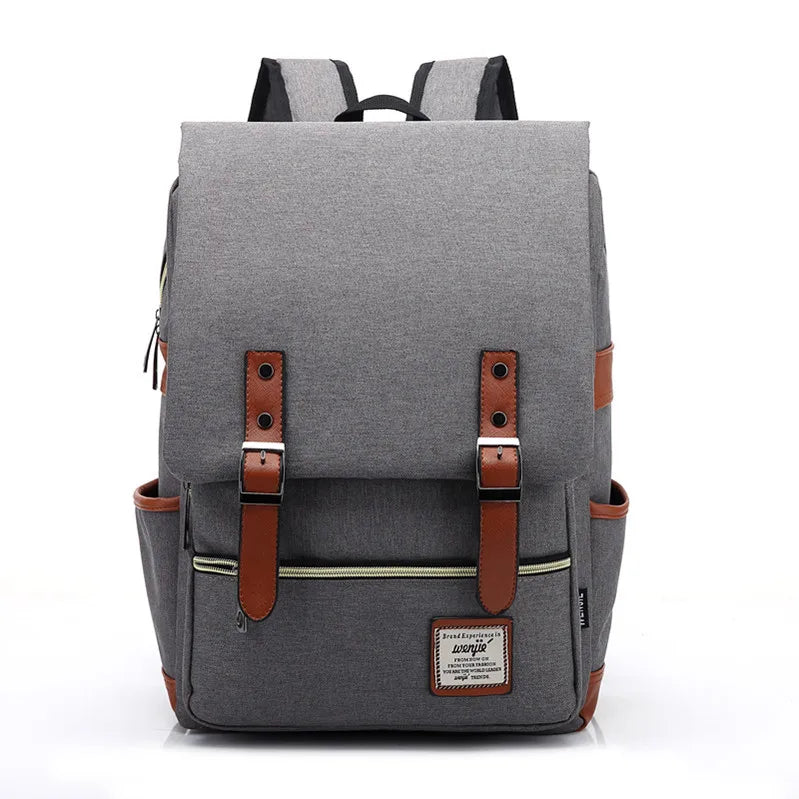 Water-Resistant Oxford Laptop Backpack 16"