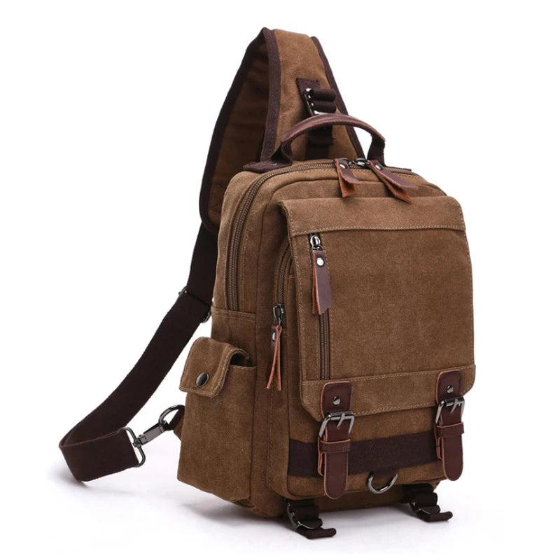 Carrow canvas daypack backpack