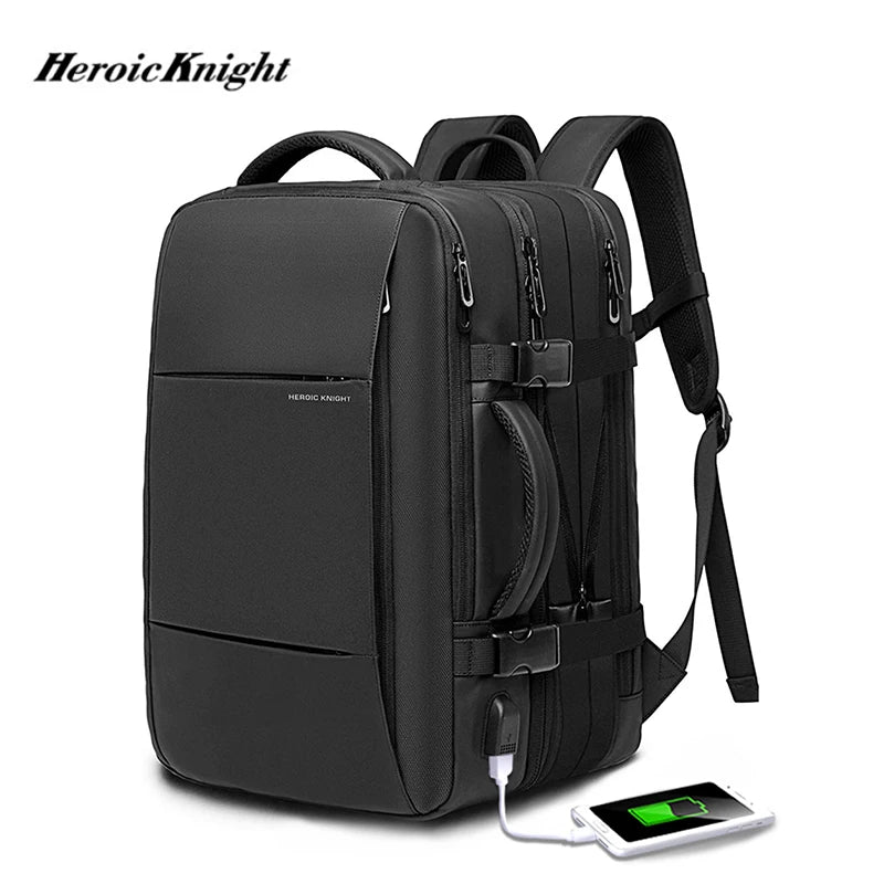 Expandable Travel Backpack 15.6" with USB Port