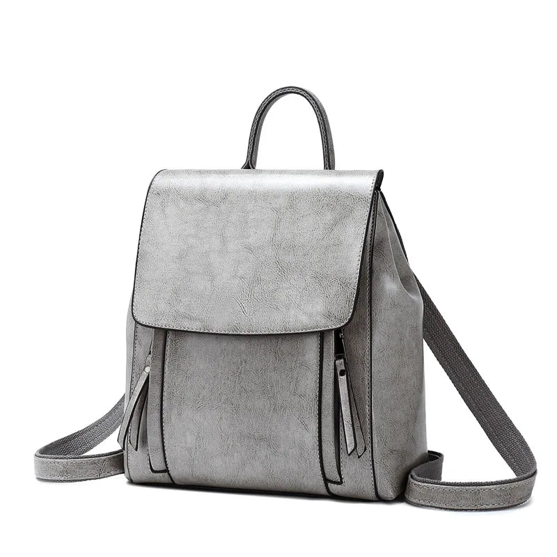 Leather Convertible Backpack