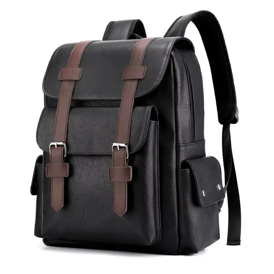 Soft Faux Leather Backpack