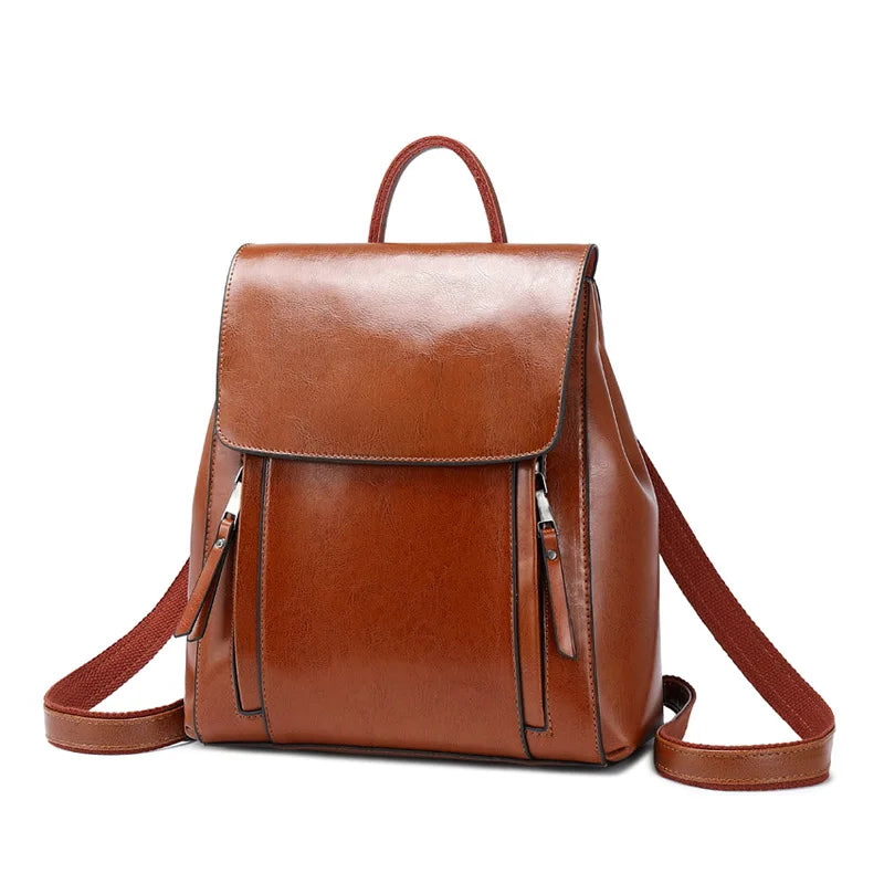 Leather Convertible Backpack