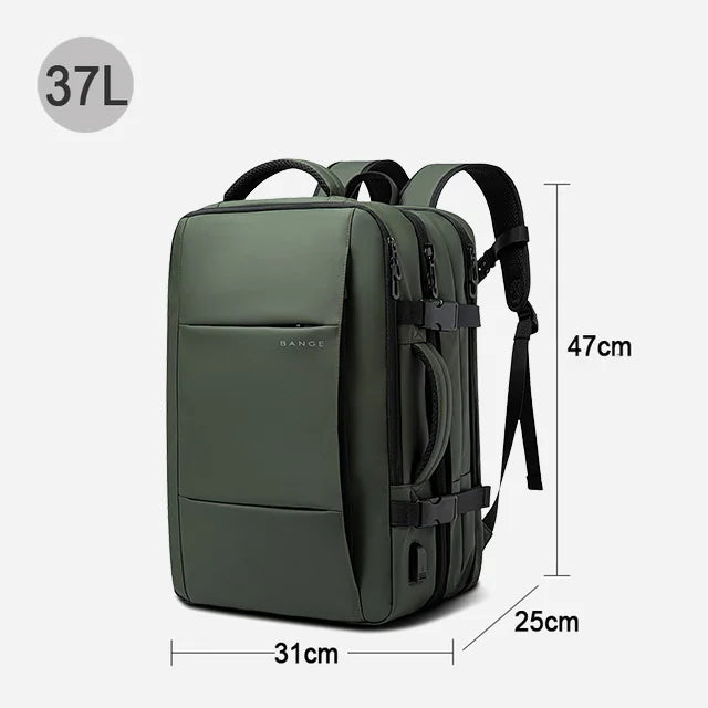 Expandable Travel Backpack 17.3" with USB Port