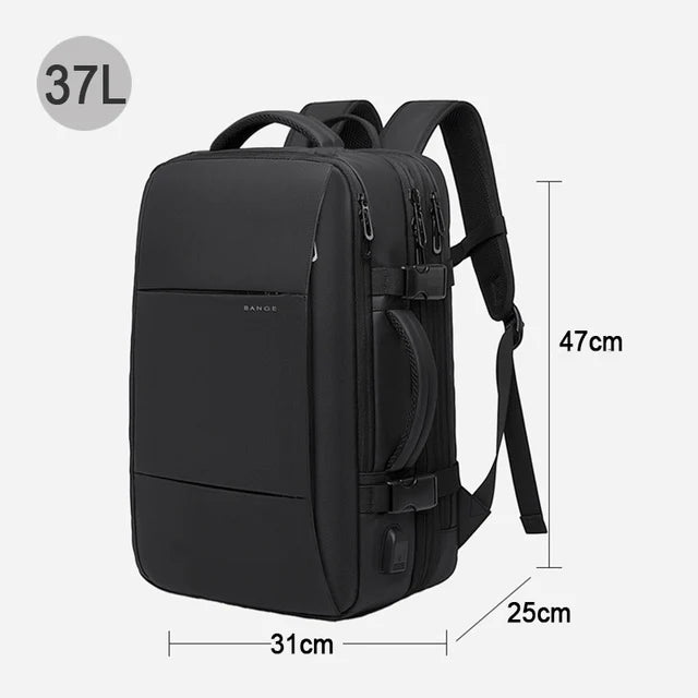 Expandable Travel Backpack 17.3" with USB Port