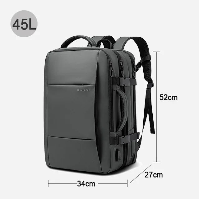 Expandable Travel Backpack 17.3" with USB Port