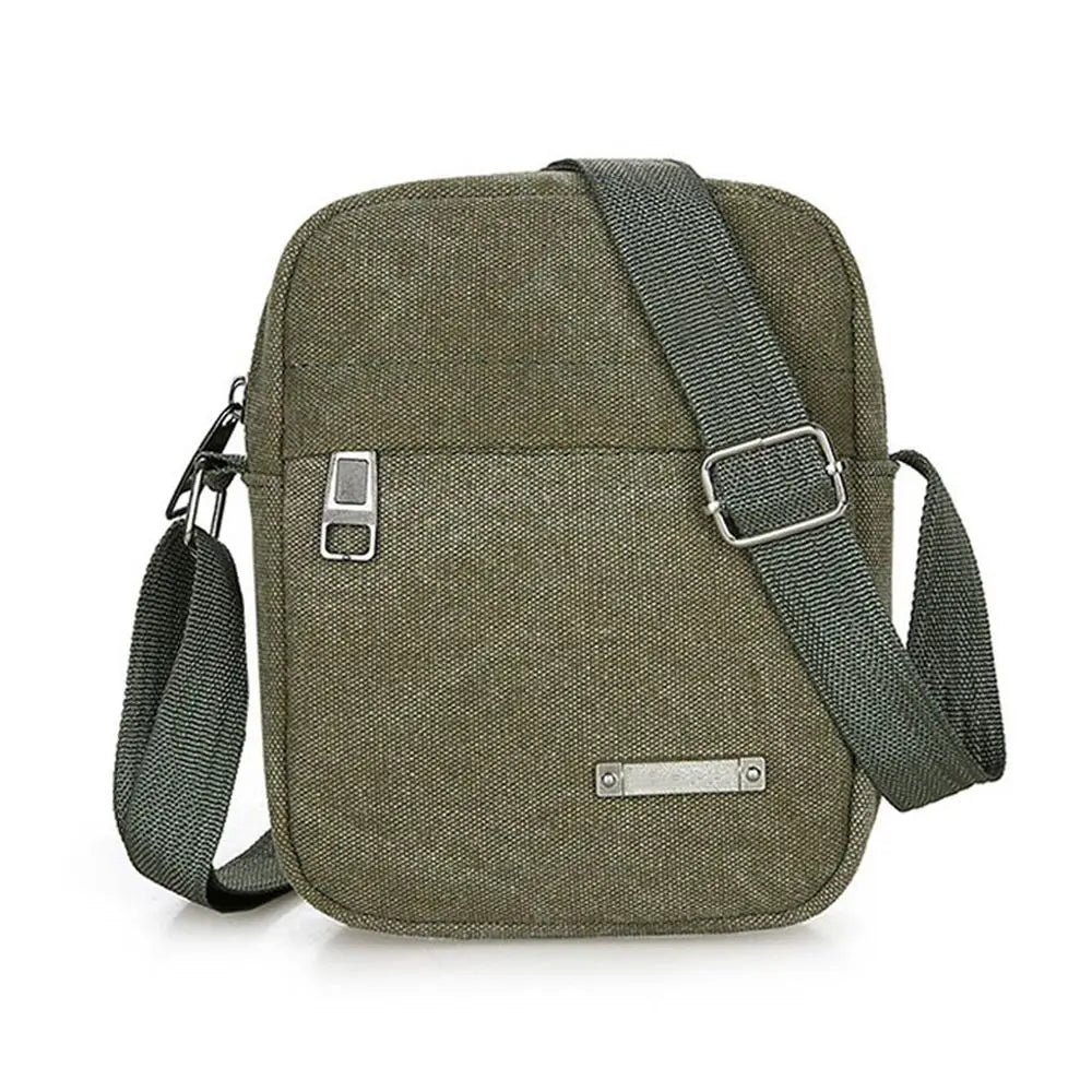 Canvas Mini Messenger Bag