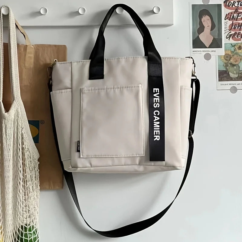Canvas Zip Tote Bag