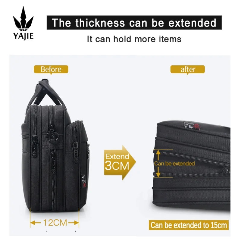 Canvas Laptop Briefcase 15.6" to 19"