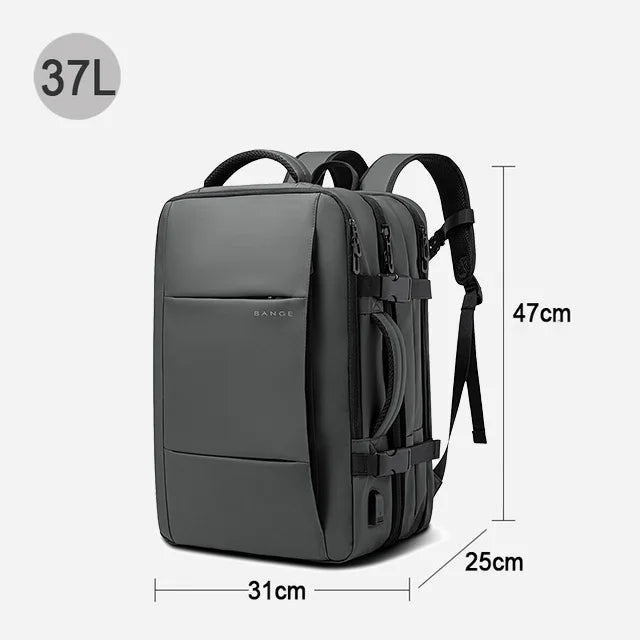 Expandable Travel Backpack 17.3" with USB Port