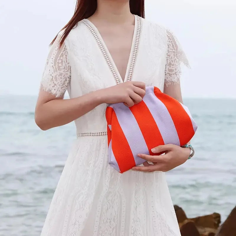 Crochet Cloud Clutch Bag