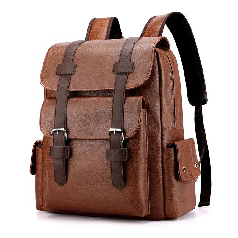 Soft Faux Leather Backpack