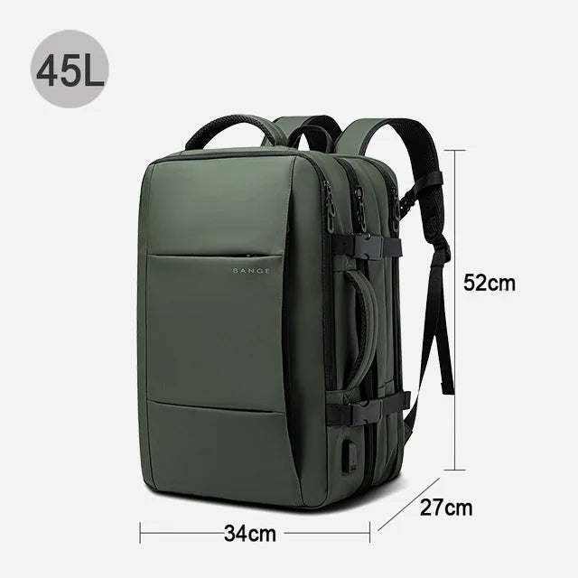 Expandable Travel Backpack 17.3" with USB Port