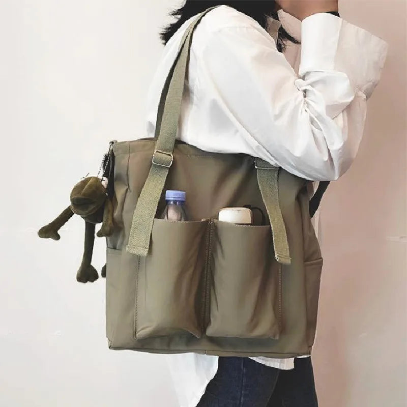 Oxford Crossbody Tote Bag