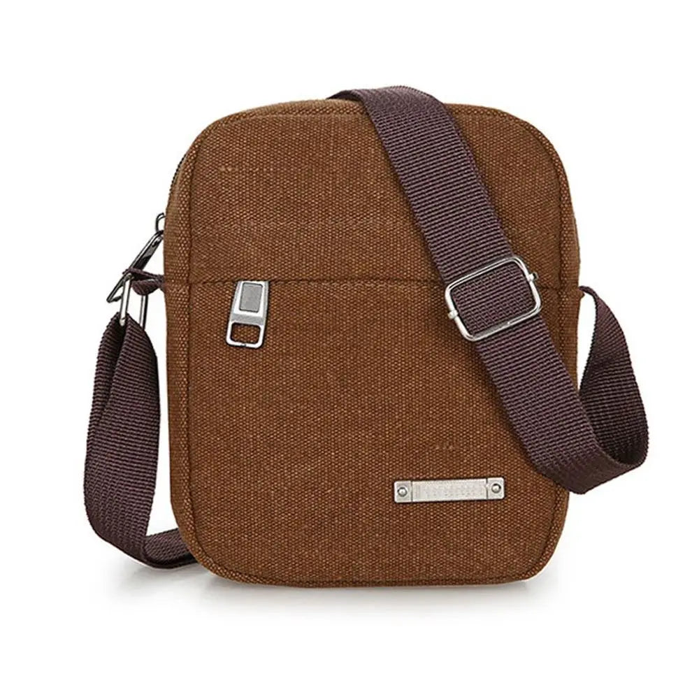 Canvas Mini Messenger Bag