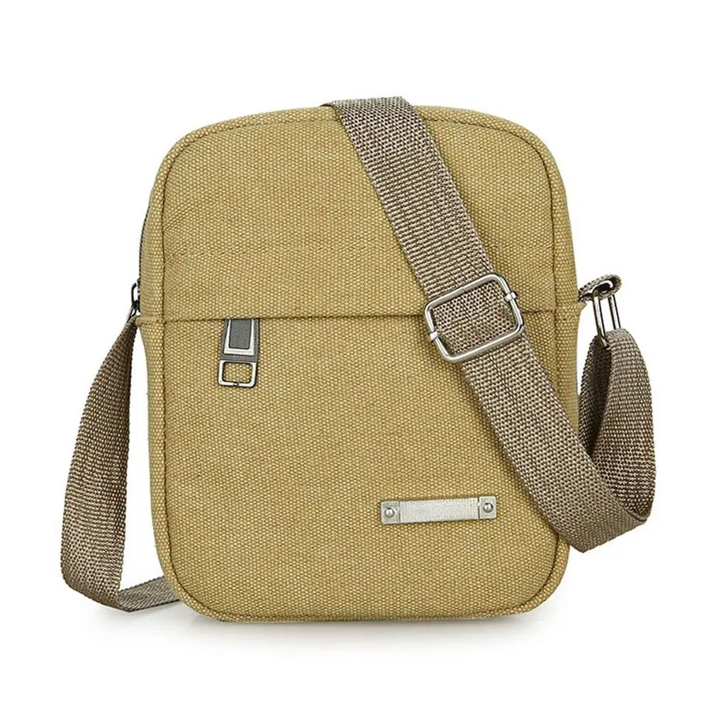 Canvas Mini Messenger Bag