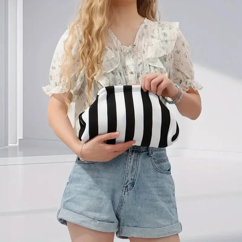 Crochet Cloud Clutch Bag
