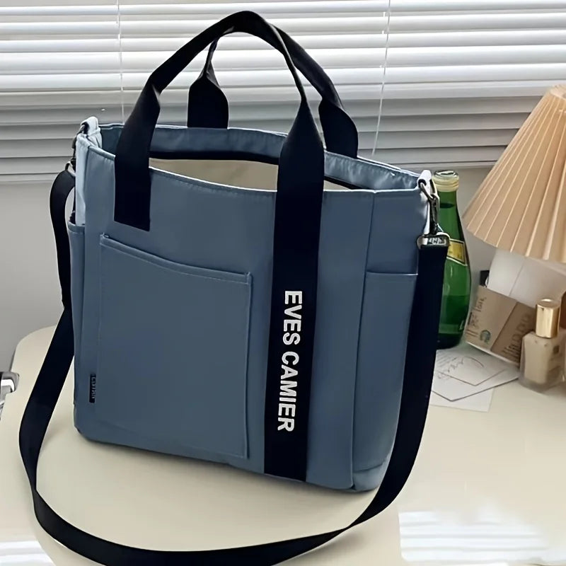 Canvas Zip Tote Bag