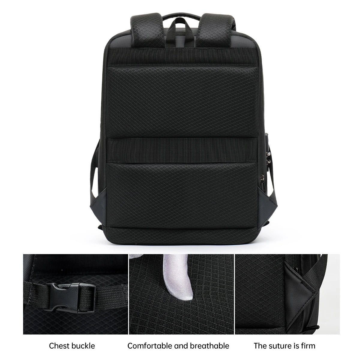 Expandable Hard Shell Laptop Backpack