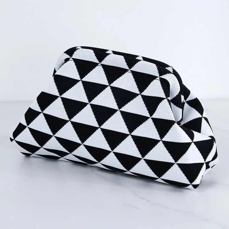 Crochet Cloud Clutch Bag
