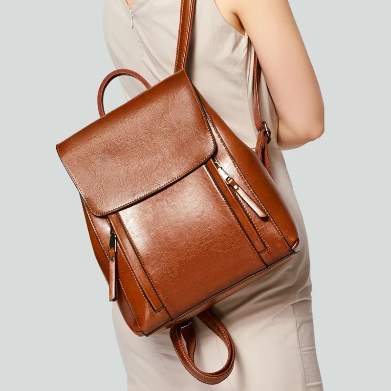 Carrow leather convertible backpack