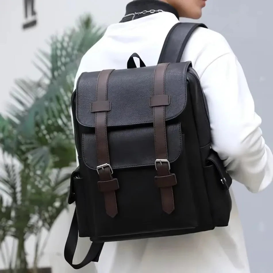 Soft Faux Leather Backpack