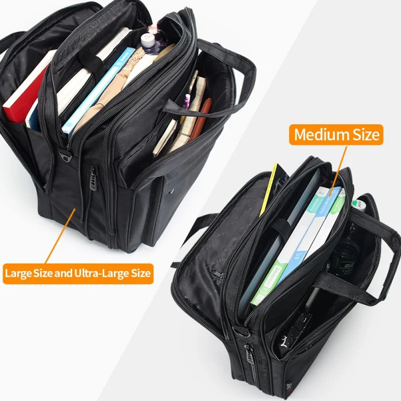 Canvas Laptop Briefcase 15.6" to 19"