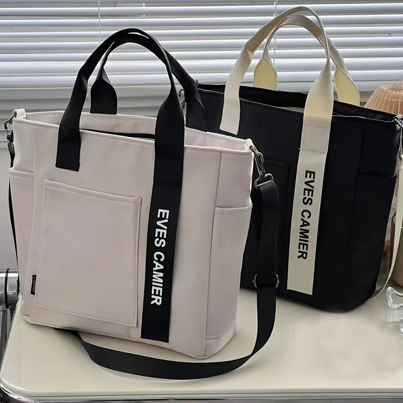Canvas Zip Tote Bag