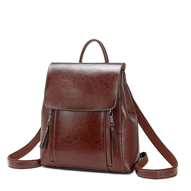 Leather Convertible Backpack