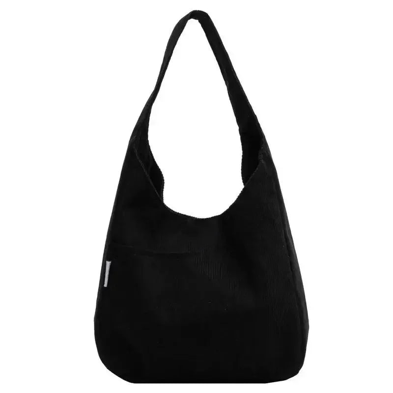 Corduroy Shopper Tote Bag