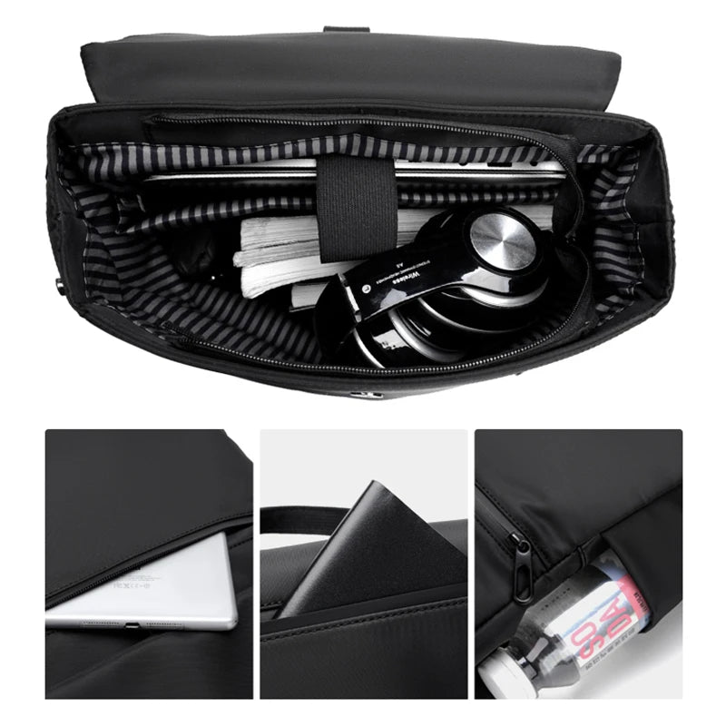 Water-Resistant Laptop Backpack with USB Port