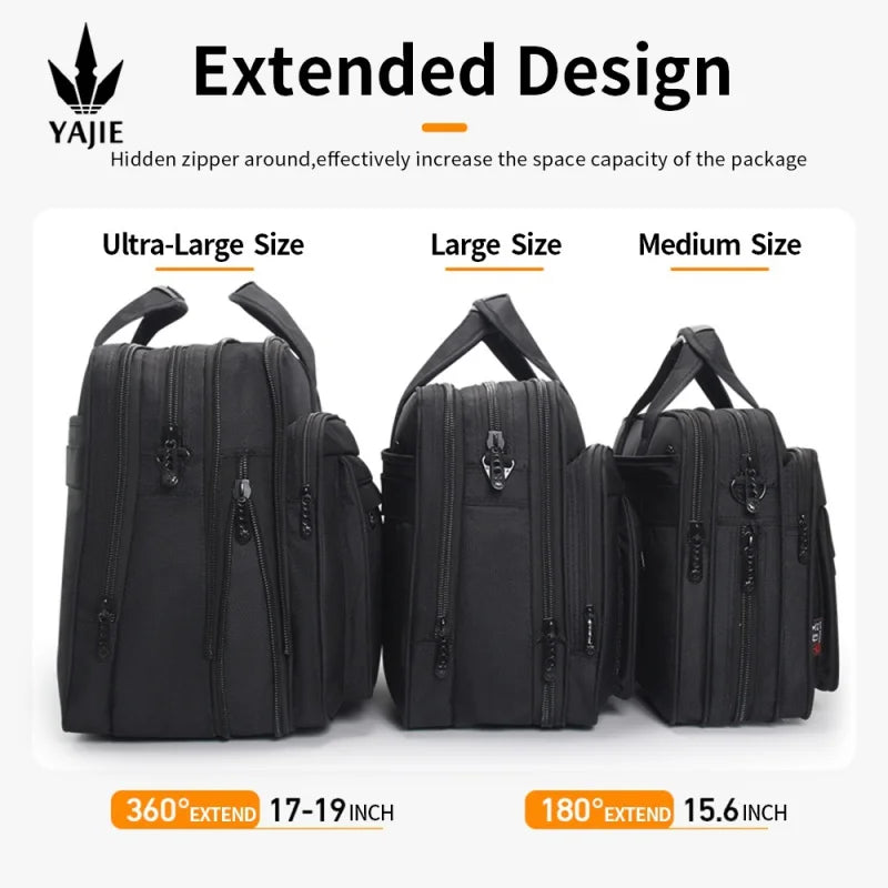 Canvas Laptop Briefcase 15.6" to 19"