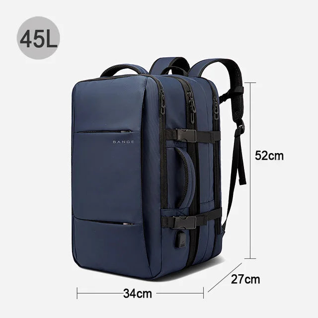 Expandable Travel Backpack 17.3" with USB Port
