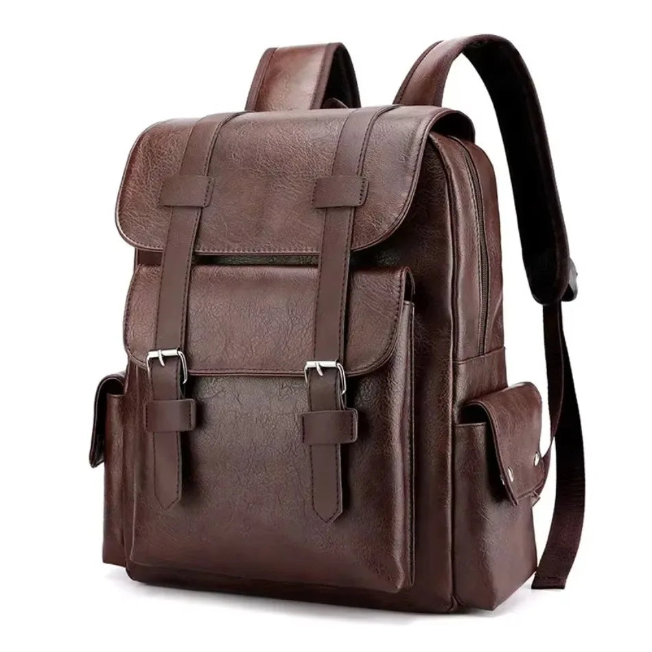 Carrow soft faux leather backpack