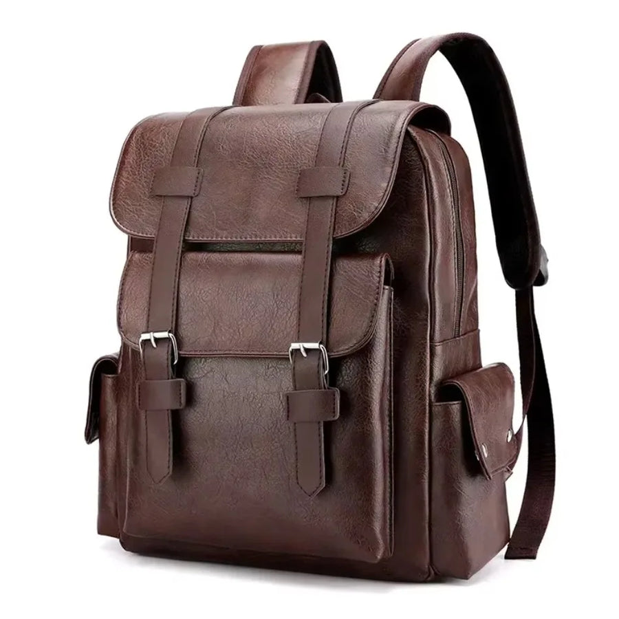 Carrow soft faux leather backpack