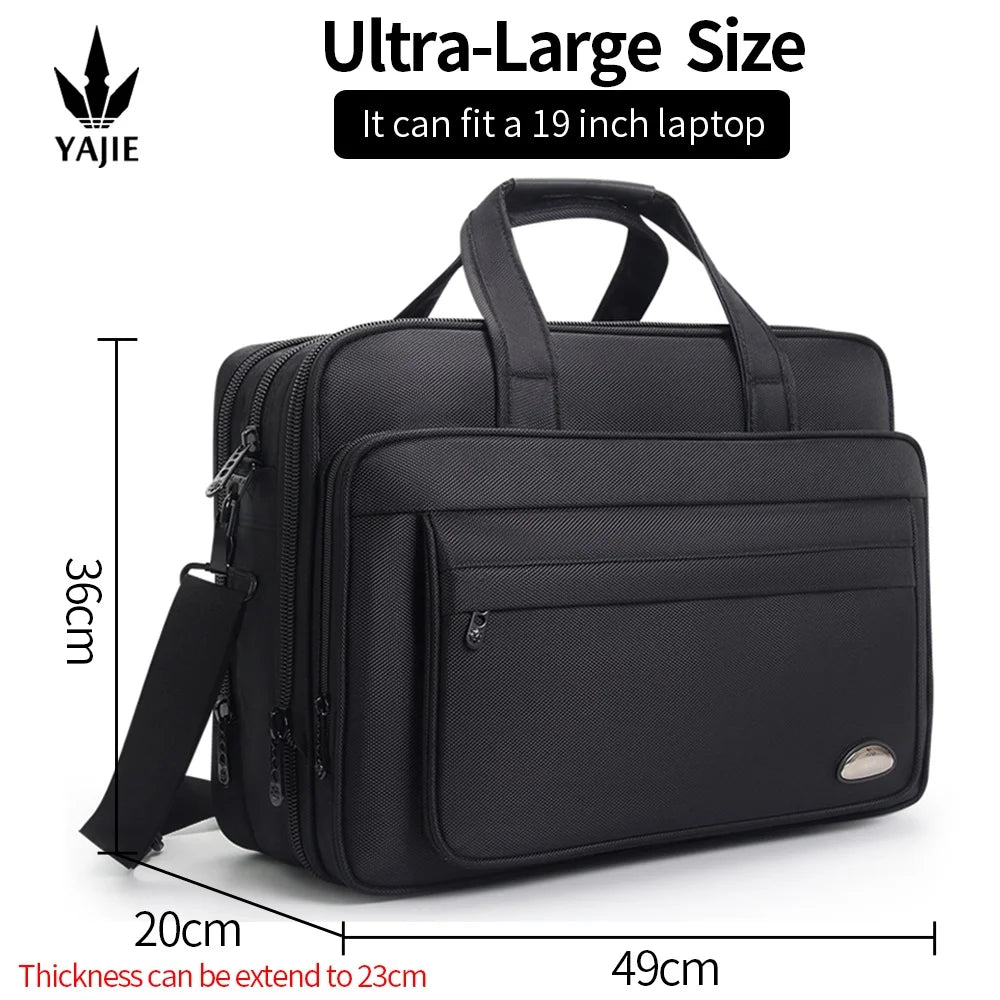 Canvas Laptop Briefcase 15.6" to 19"