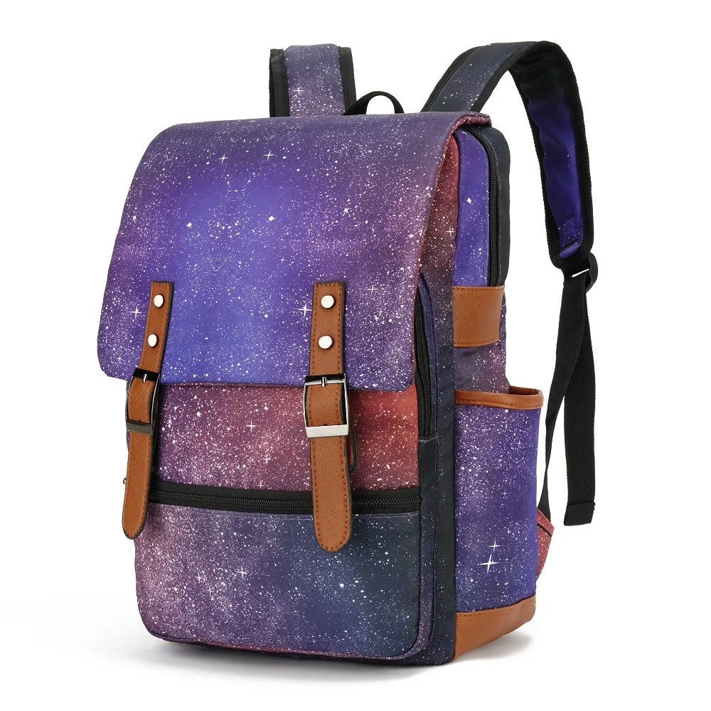 Water-Resistant Oxford Laptop Backpack 16"