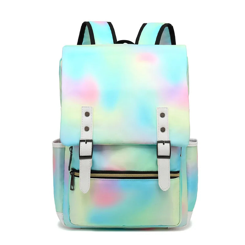 Water-Resistant Oxford Laptop Backpack 16"